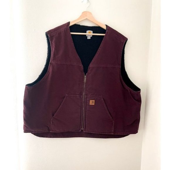 Carhartt Sherpa Lined Vest | Size 2XL | Work Vest | Construction Outdoor Vest - Picture 2 of 8